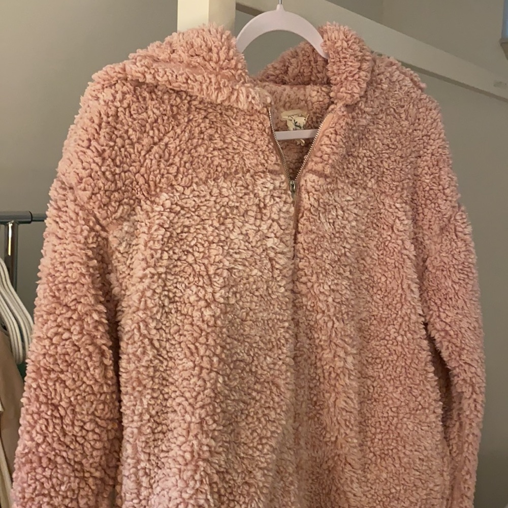 Pink Fuzzy Jacket - Picture 2 of 3